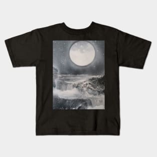 Moon river Kids T-Shirt